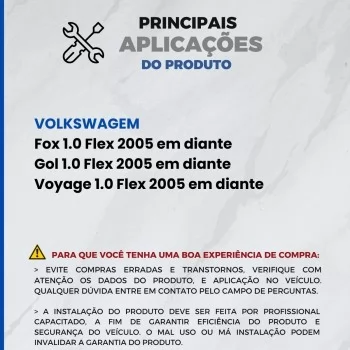 BICO INJETOR VW FOX/GOL/VOYAGE GIV/GV 1.0 05/... FLEX (IWP176)
