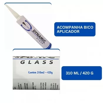 Cola Parabrisas Pu55 Alta Aderencia 420g 310ml Kit 6 Unidade