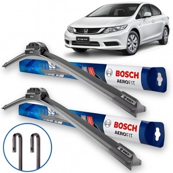 Palheta Limpador Parabrisa New Civic 2012 2013 2014 2015 2016 Bosch