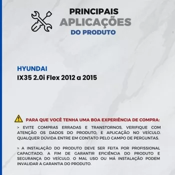 Palheta Limpador Parabrisa Ix35 2012 2013 2014 2015 2016 2017 2018
