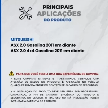 Palheta Parabrisa Mitsubishi Asx 2012 2012 2013 2014 2015