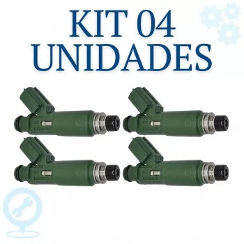 Kit 4 Bico Injetor Toyota Corola Fielder 1.8 16v 23250-22040