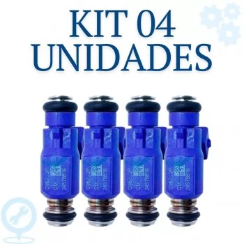 Kit 4 Bico Injetor Gm Onix 1.0 Novo Original 24578819