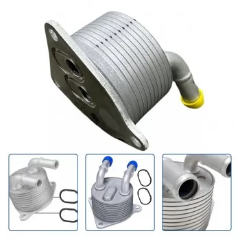 RESFRIADOR DE OLEO RADIADOR FIAT/JEEP ARGO/COMPASS/CRONOS/TORO/RENEGADE 15/... FLEX  TROCADOR DE CALOR