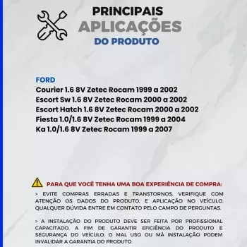 CAMARA D'AGUA FORD FIESTA ZETEC 1.0/1.6 KA/COURIER 00/ ESCORT 1.6 COMPLETO