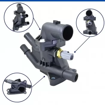 VALVULA TERMOSTATICA FORD KA NOVO 1.0 14/20 NEW FIESTA 1.0 16/19