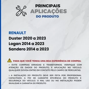 PALHETA 21/20 RENAULT LOGAN/SANDERO 14/... (FLEX)