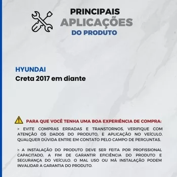 Kit Palheta Hyundai Creta 2017 em diante AF26+AF16