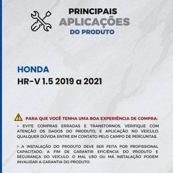 Kit Palheta Honda HR-V 2019 a 2022 AF26+AF15