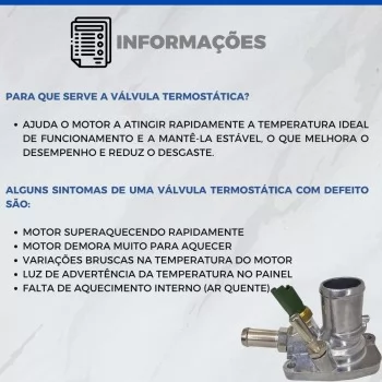 VALVULA TERMOSTATICA FIAT DOBLO/GRANDE PUNTO/STILO/UNO FIRE EVO VIVACE