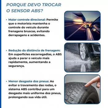 SENSOR DO ABS HYUNDAI RODA TRAS LD/LE HB20 12/19