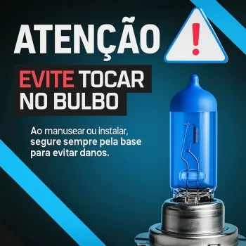 Kit 10 Lâmpadas Super Branca H27 8500k Farol Carro 12v 55w