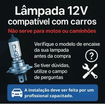 Kit 10 Lâmpadas Super Branca H7 8500k Farol Carro 12v 55w