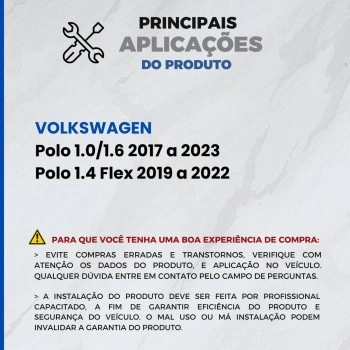 Par Limpador Parabrisa VW Polo 2017 A 2024 Palheta Bosch
