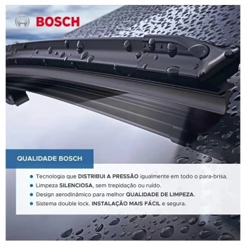 Par Limpador Parabrisa VW Polo 2017 A 2024 Palheta Bosch