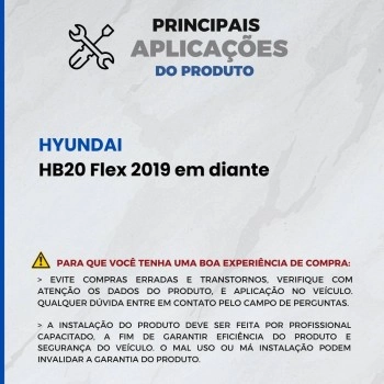 Par Palheta Limpador Parabrisa Multiclip Hb20 2020 Até 2024