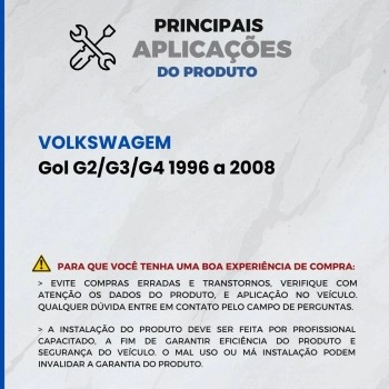 Palhetas Limpador Chuva Parabrisa Bosch GOL G2 G3 G4