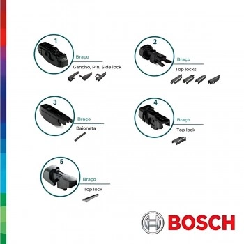Par Palheta Limpador De Parabrisa Bosch Strada 2020 A 2025