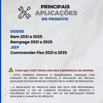 Par Palheta Limpador Parabrisa Bosch Commander 2021 A 2025