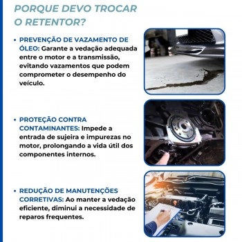 RETENTOR FIAT VIRABREQUIM TRAS FIRE 1.0/1.3 16V E 1.4 8V C/ FLANGE