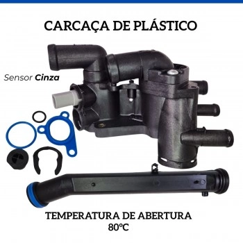 Cavalete Termostática  Fox Gol Voyage G5 G6 Ea111 - COMPLETO