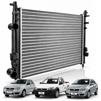 RADIADOR ALUMINIO FIAT IDEA/PALIO/SIENA/STRADA 1.0/1.3/1.4/1.8 C/S AR