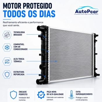 RADIADOR ALUMINIO FIAT TORO 2.4 16/... COMPASS FLEX 2.0 16V 17/