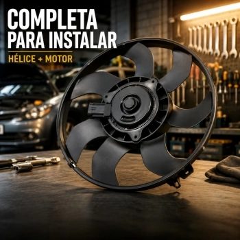 MOTOR VENTILADOR RADIADOR RENAULT LOGAN II/SANDERO II 1.0 1.6 13/19 DUSTER 1.6/2.0 16V 16/ C/SUPORTE