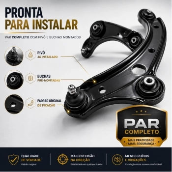 PAR Bandeja Nissan March Versa 1.0/1.6 2011 a 2020 Dianteira