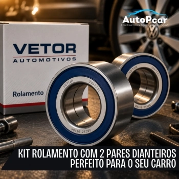 Par Rolamento Dianteiro Gol Parati Saveiro Fox G2 G3 G4 G5