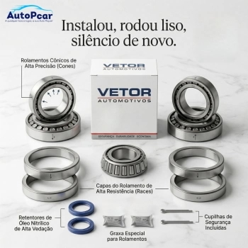 Kit Rolamento Roda Traseiro Celta Corsa Classic Wind Prisma
