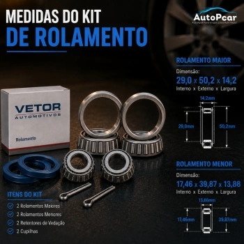 Kit Rolamento Roda Traseiro Celta Corsa Classic Wind Prisma