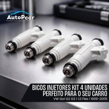 4 Bico Injetor Vw Gol G2 G3 1.0 Mi 8v Gasolina 0280155812