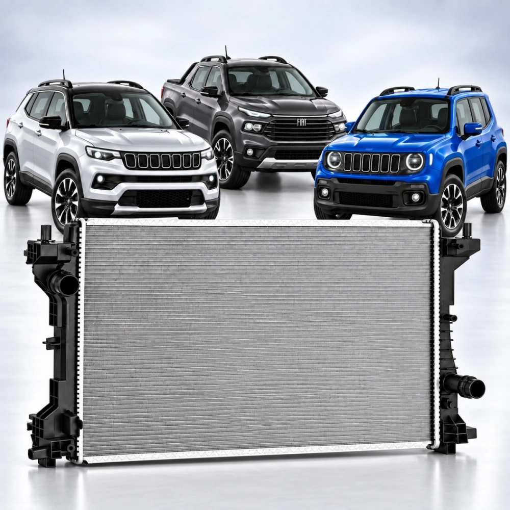 RADIADOR FIAT/JEEP TORO/RENEGADE/COMPASS/COMMANDER 1.3 FLEX 2022/...
