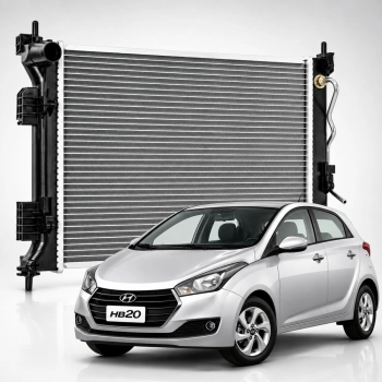 RADIADOR ALUMINIO HYUNDAI HB20 1.6 16V 14/19 VELOSTER 1.6 16V 12/13 (AUTOMATICO)