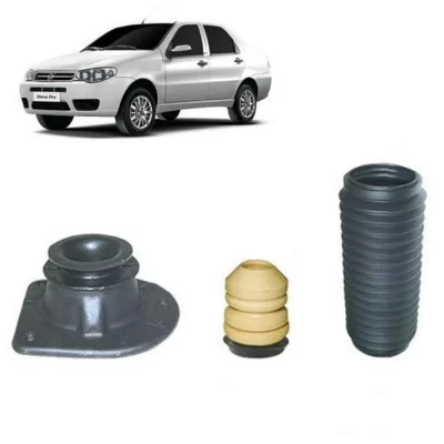 KIT COMPLETO DO AMORTECEDOR DIANTEIRO FIAT IDEA, PALIO E SIENA LADO DIREITO 1996 ATÉ 2017 COM CANECA - VIPPEL VP56508