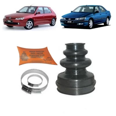 Kit Coifa Homocinética Lado Câmbio PEUGEOT 306, 406, 307 E PARTNER DE 1998 EM DIANTE - VP76512